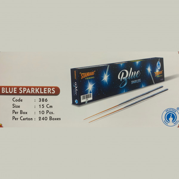 Blue sparkler