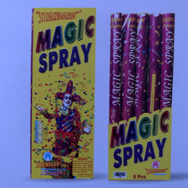 Magic spray confetti